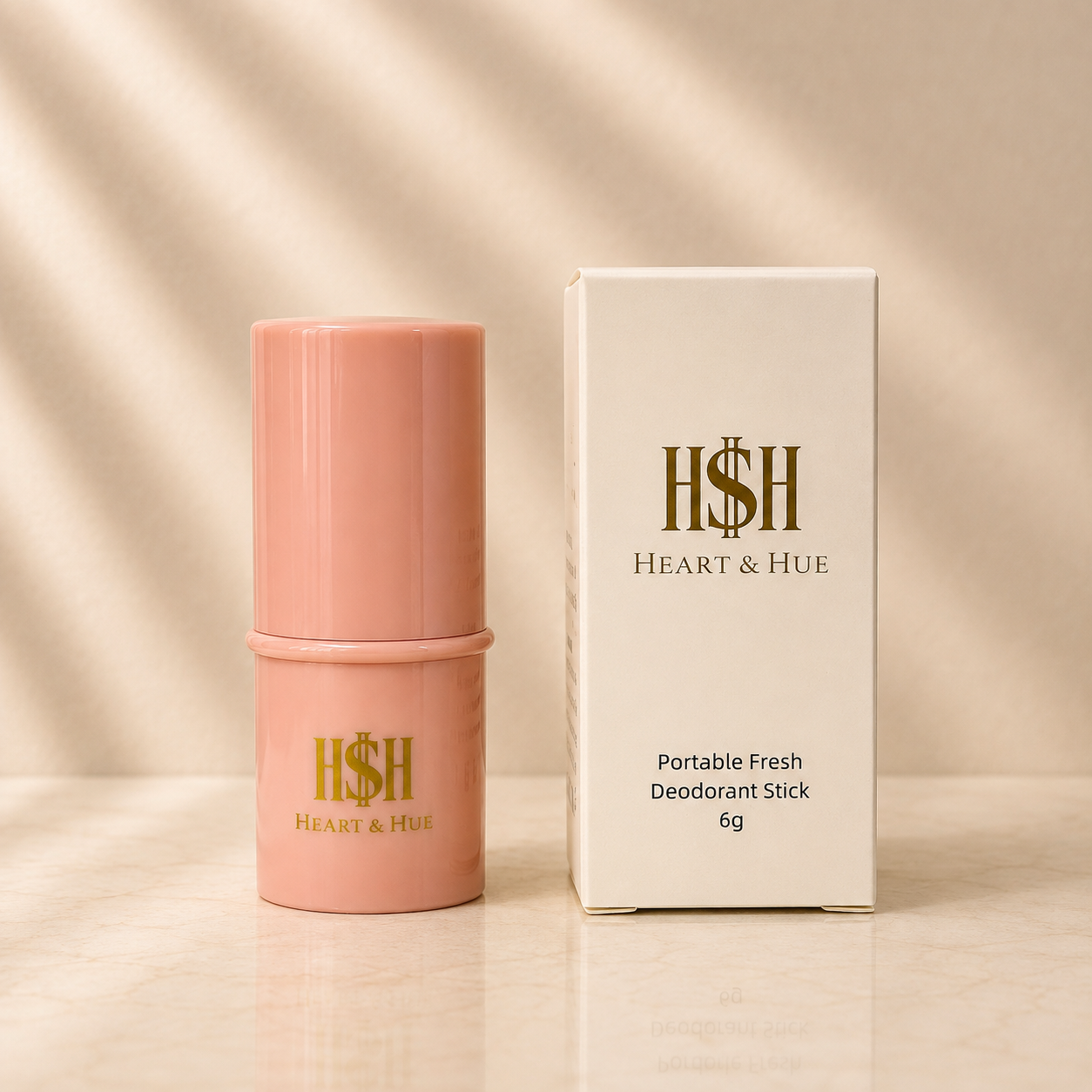 Heart & Hue Natural Portable Fresh Deodorant Stick (Unisex)