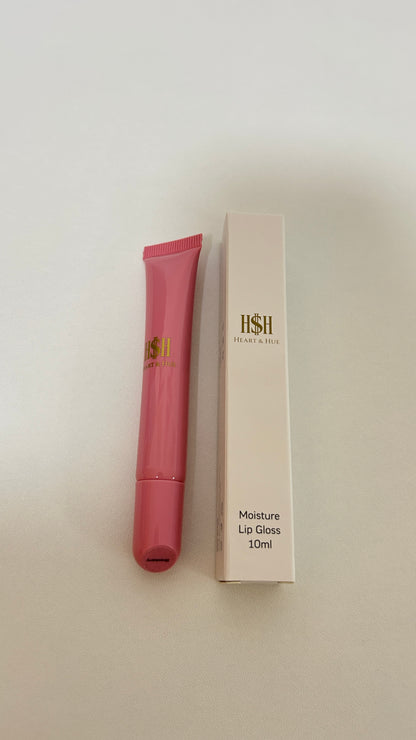 Heart & Hue Natural Peptide Moisture Lip Gloss | Palmitoyl Tripeptide-1, Argan & Camellia Oil 7 Shades