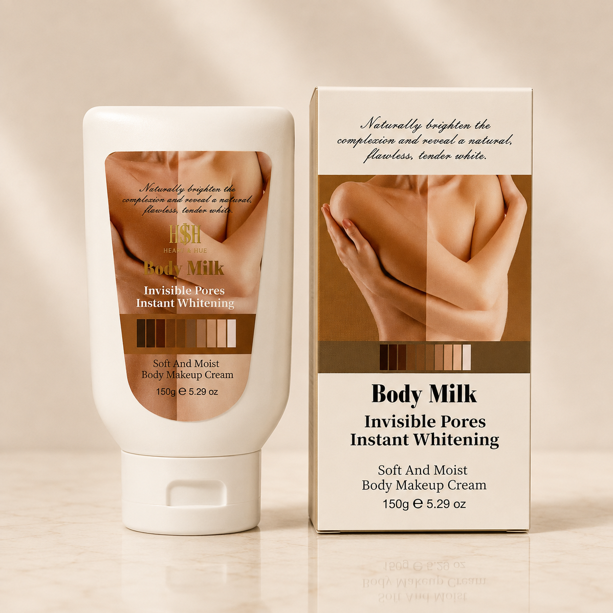 Heart & Hue Pearl Whitening Body Lotion