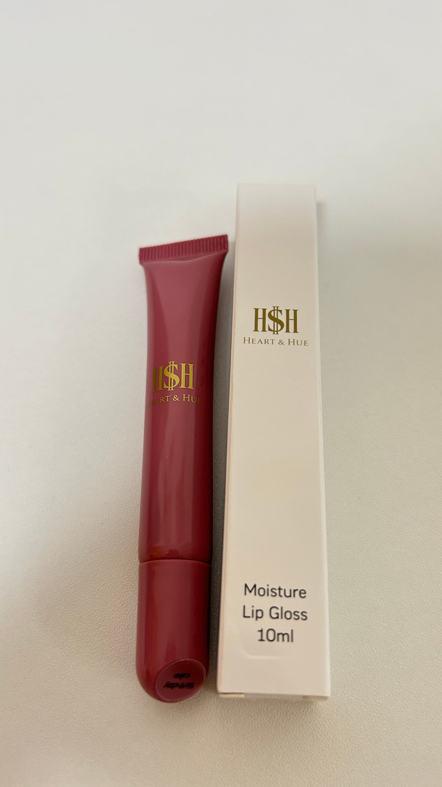Heart & Hue Natural Peptide Moisture Lip Gloss | Palmitoyl Tripeptide-1, Argan & Camellia Oil 7 Shades