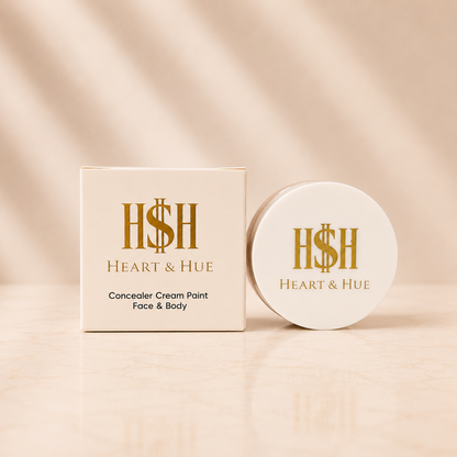 Heart & Hue Natural Matte Painted Concealer Cream Paint Face & Body