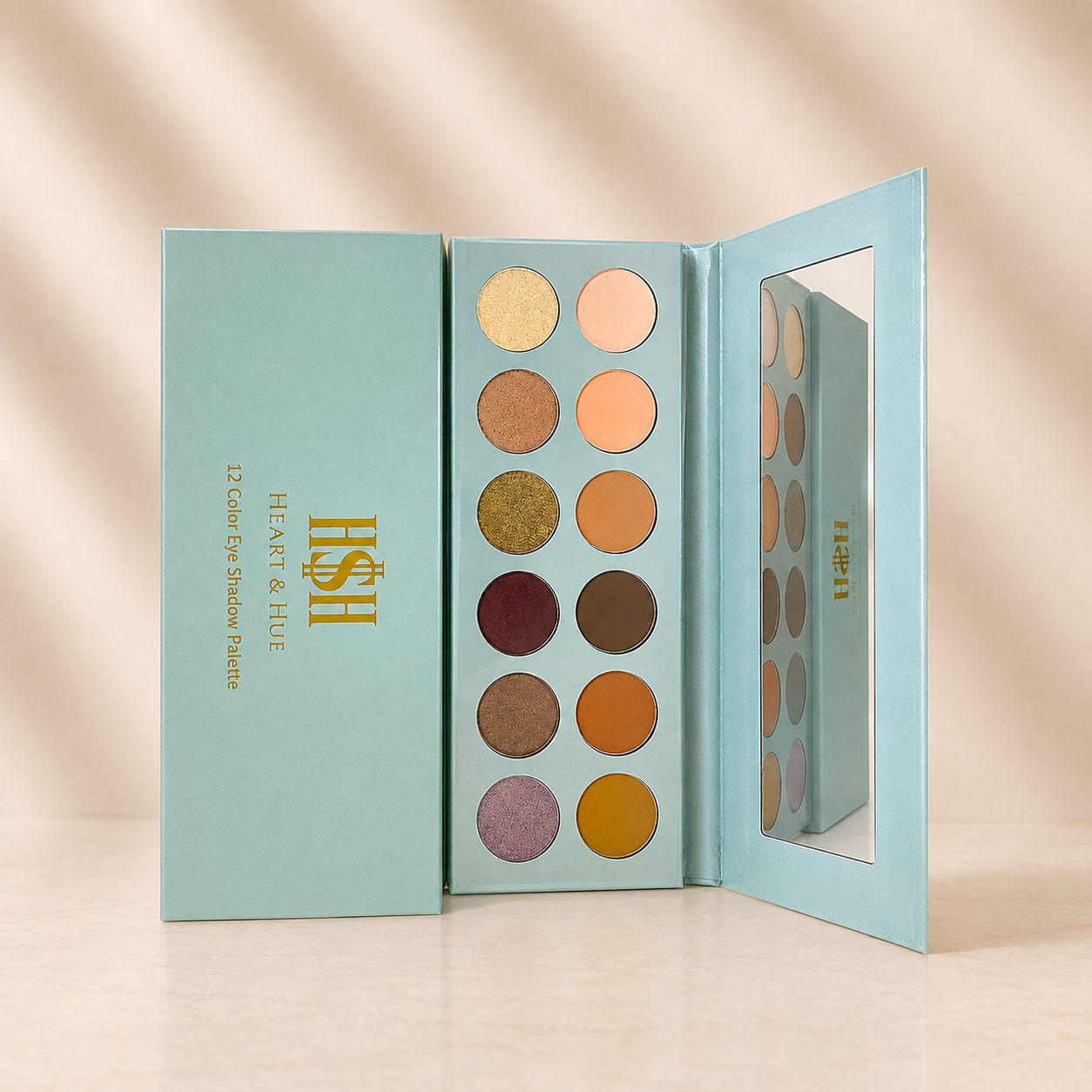 Heart & Hue Makeup 12 Color Eye Shadow Palette