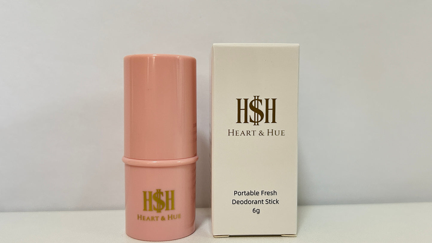 Heart & Hue Natural Portable Fresh Deodorant Stick (Unisex)
