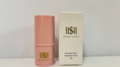 Heart & Hue Natural Portable Fresh Deodorant Stick (Unisex)