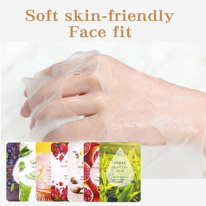Whitening Hydrating Sheet Mask With Natural Organic Fruit Vitamin