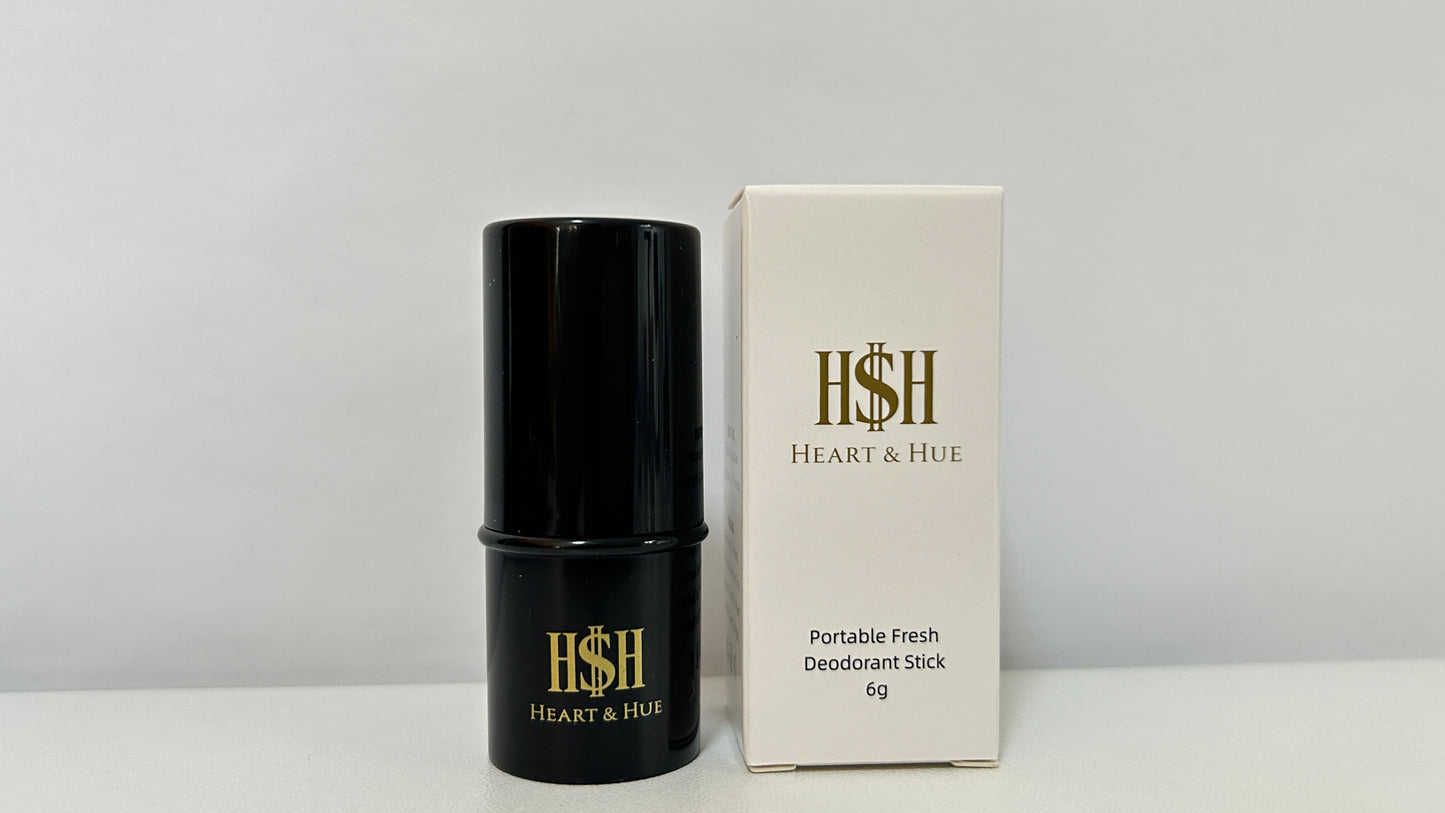 Heart & Hue Natural Portable Fresh Deodorant Stick (Unisex)