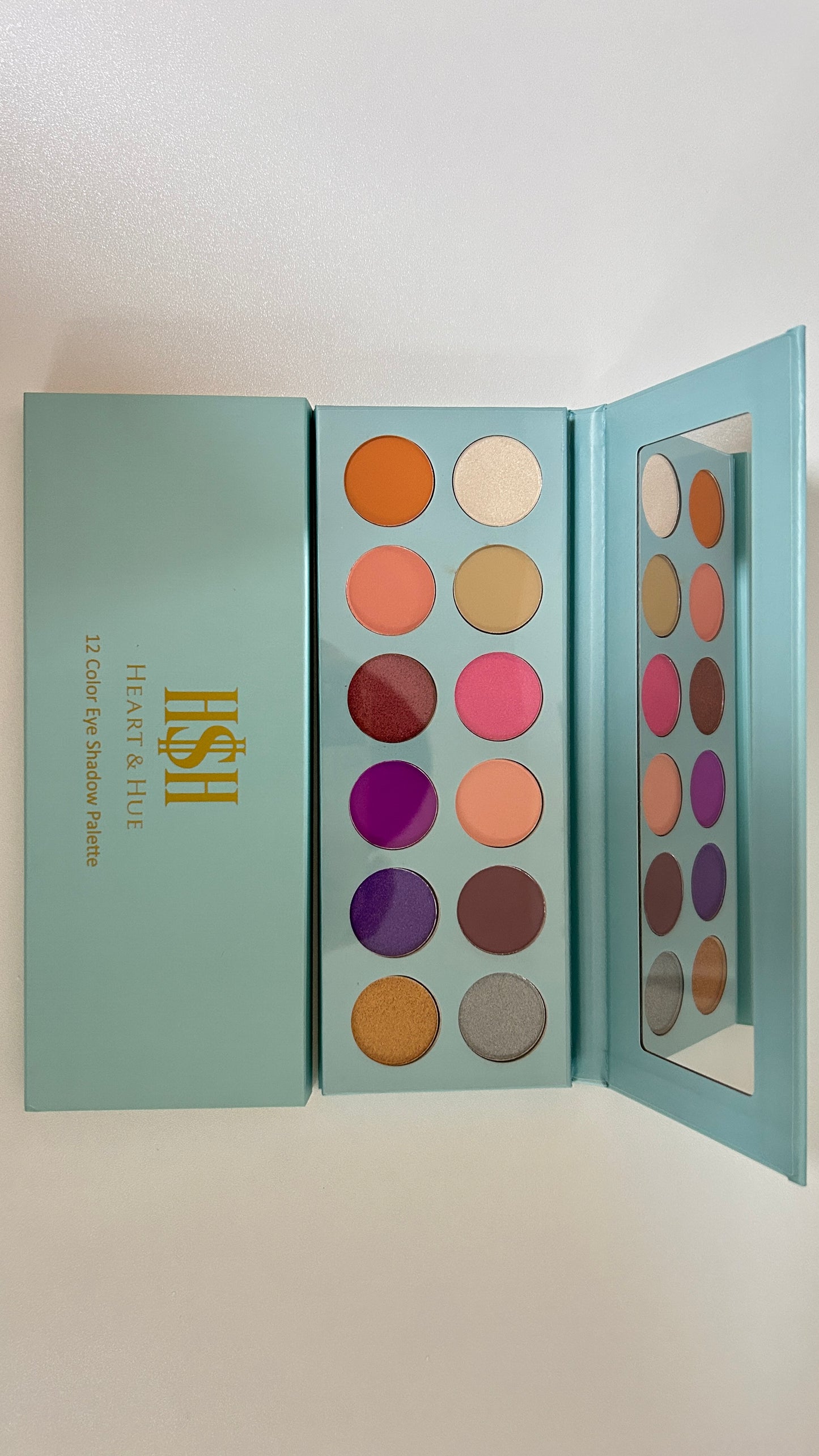 Heart & Hue Makeup 12 Color Eye Shadow Palette