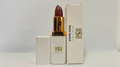 Heart & Hue Natural Matte Lipstick – 24 Stunning Shades Available