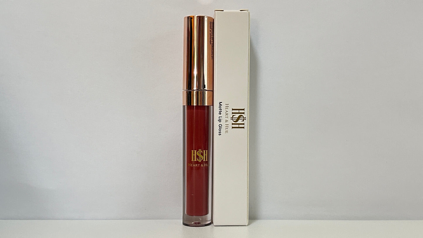 Heart & Hue matte lip gloss