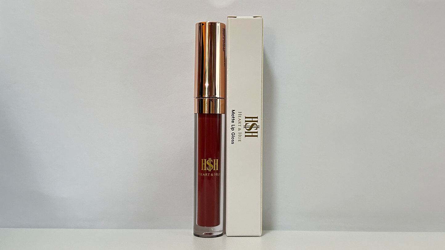Heart & Hue matte lip gloss