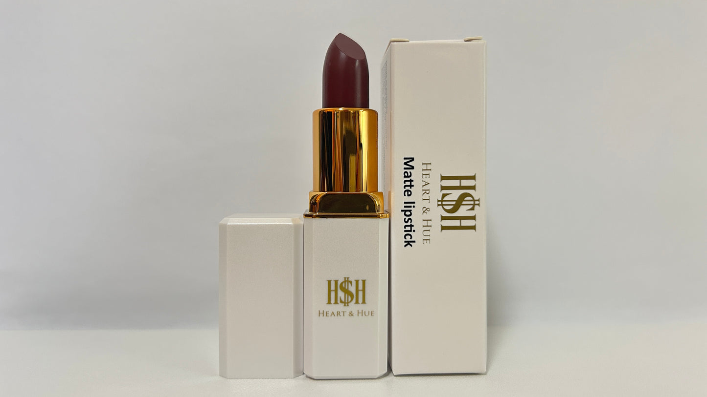 Heart & Hue Natural Matte Lipstick – 24 Stunning Shades Available