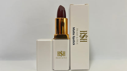 Heart & Hue Natural Matte Lipstick – 24 Stunning Shades Available