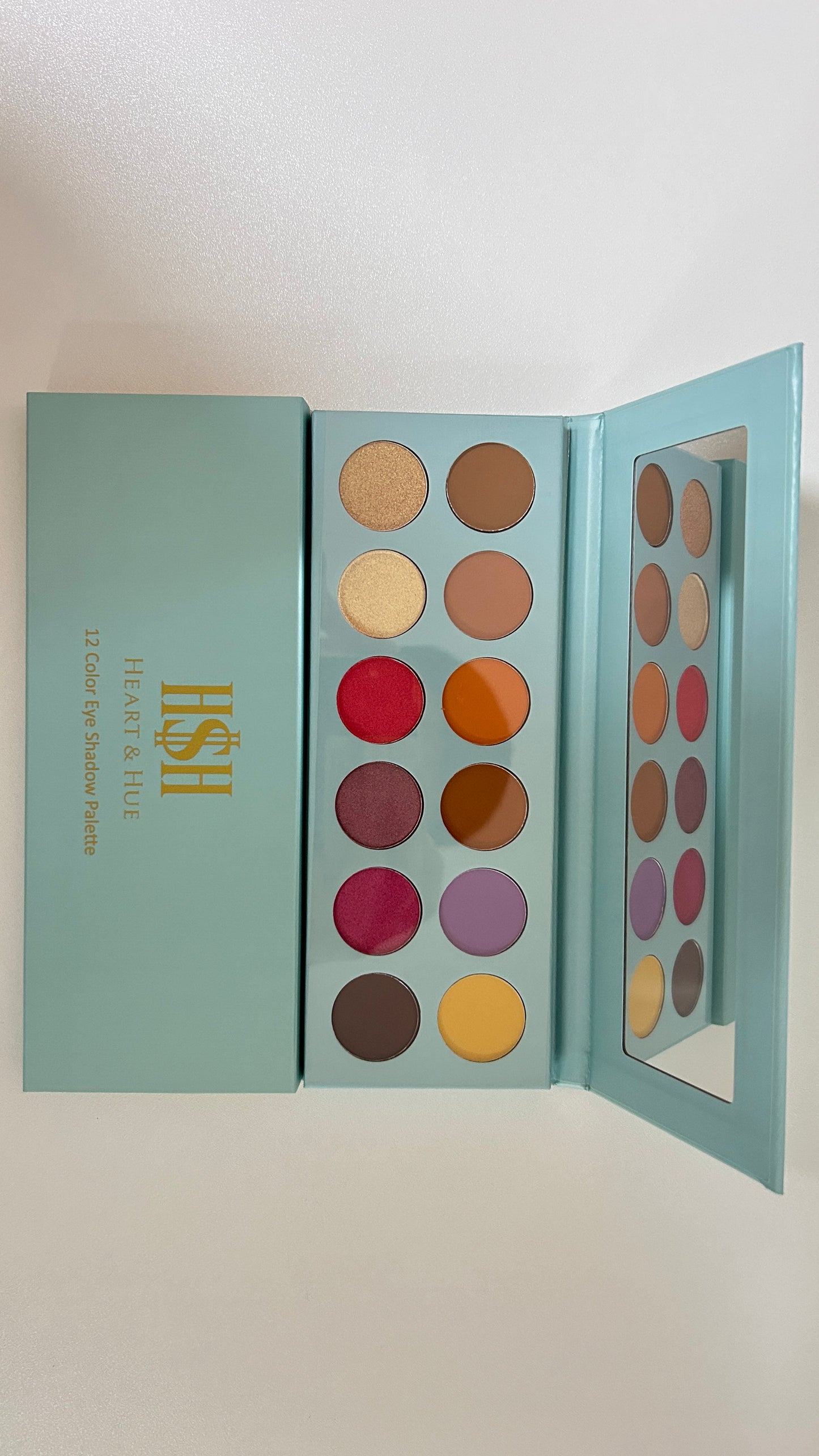 Heart & Hue Makeup 12 Color Eye Shadow Palette