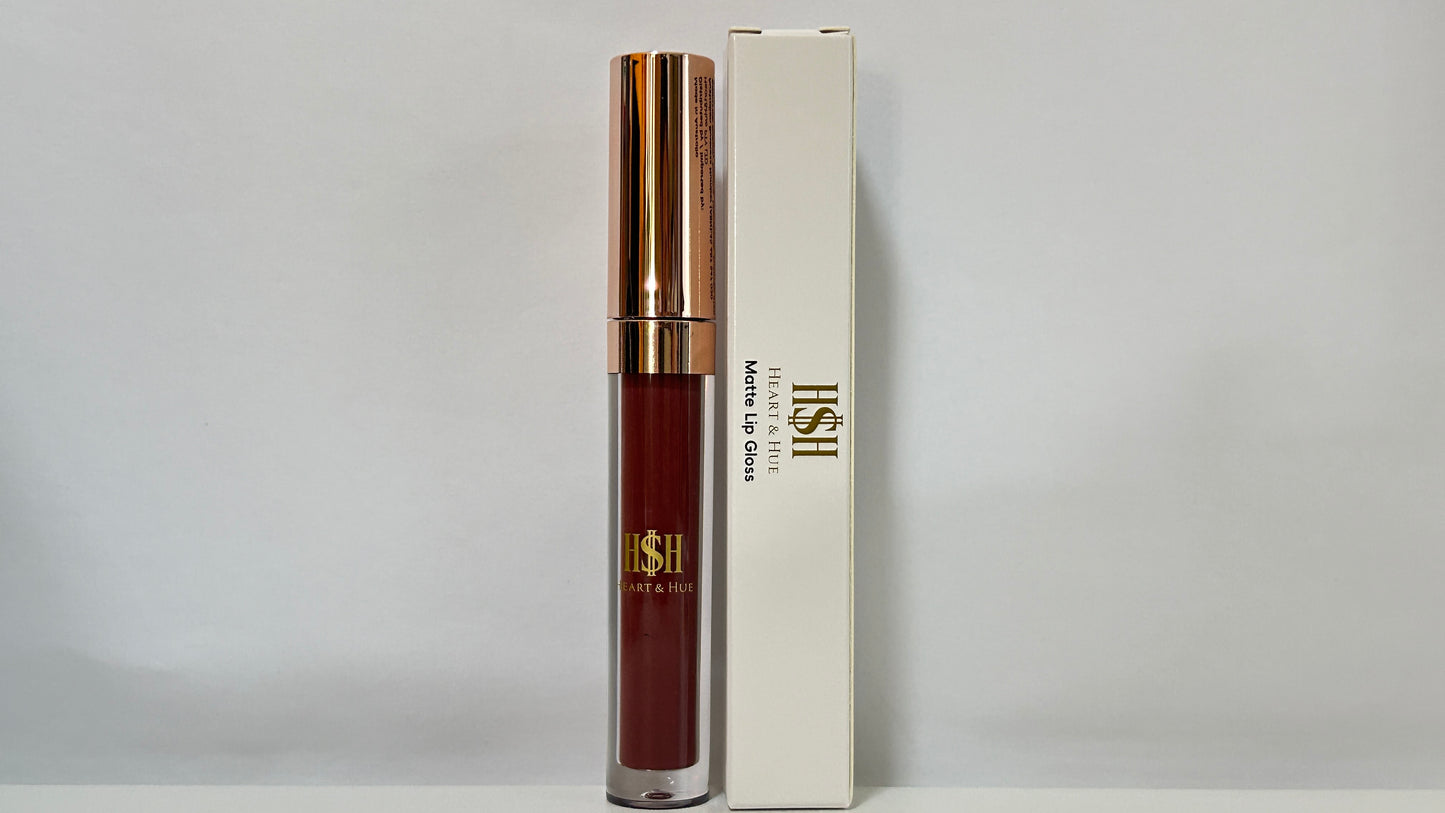 Heart & Hue matte lip gloss