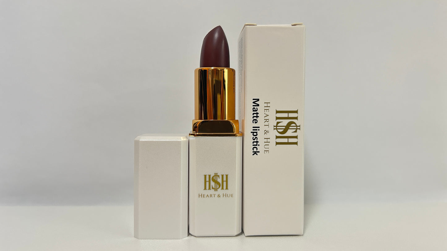 Heart & Hue Natural Matte Lipstick – 24 Stunning Shades Available