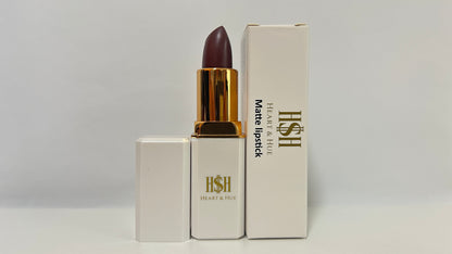 Heart & Hue Natural Matte Lipstick – 24 Stunning Shades Available
