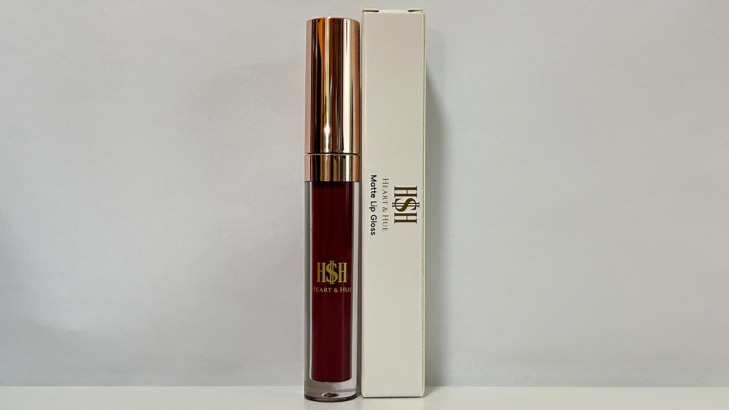 Heart & Hue matte lip gloss