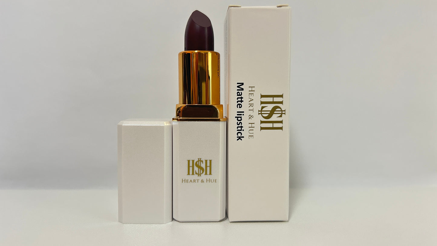 Heart & Hue Natural Matte Lipstick – 24 Stunning Shades Available
