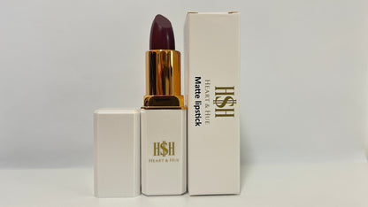 Heart & Hue Natural Matte Lipstick – 24 Stunning Shades Available