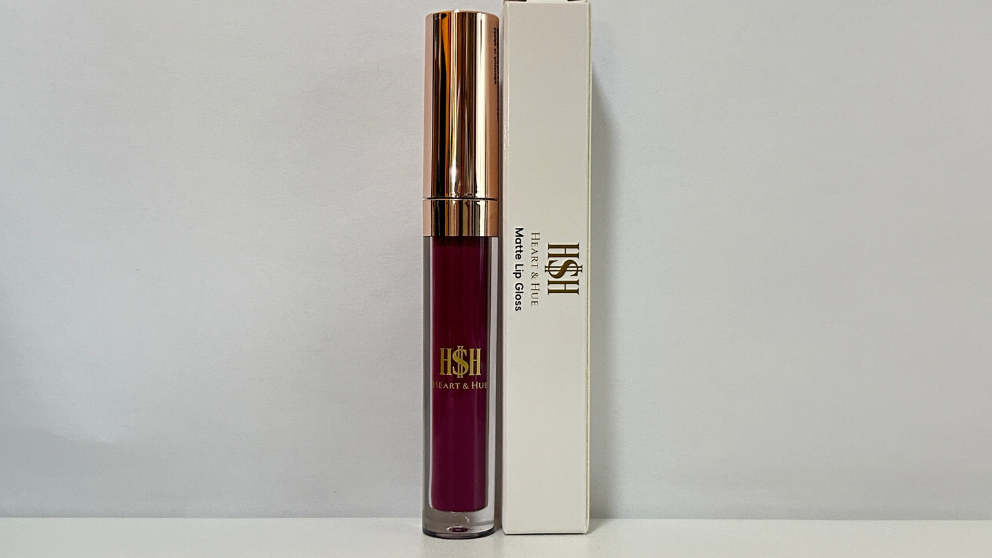 Heart & Hue matte lip gloss