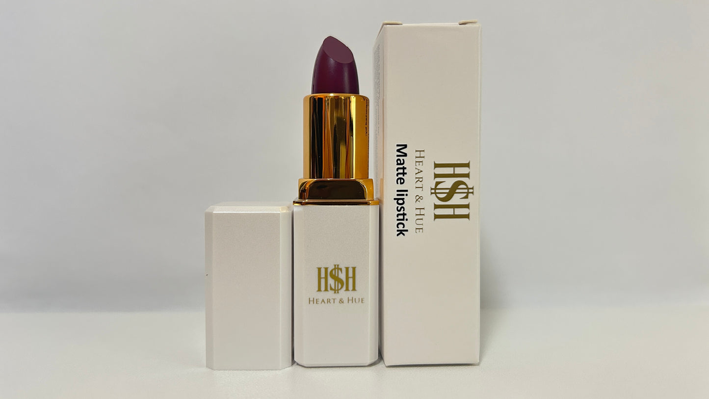 Heart & Hue Natural Matte Lipstick – 24 Stunning Shades Available