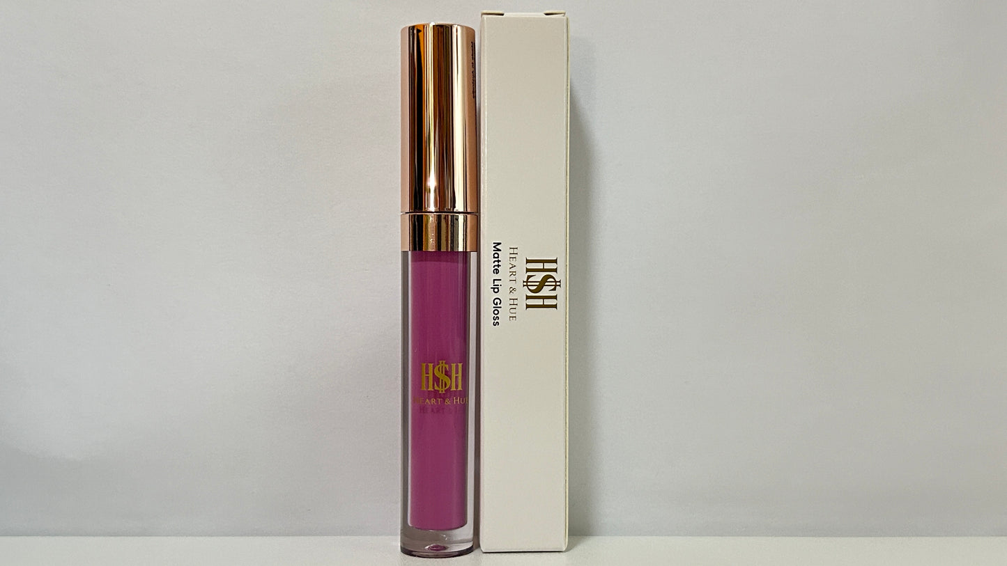 Heart & Hue matte lip gloss