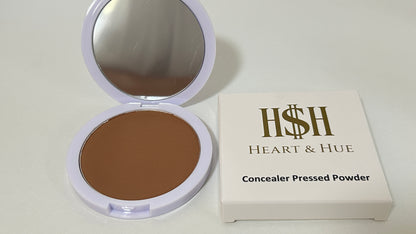 Heart & Hue Organic Concealer Pressed Powder - 22 Shades for Full Coverage