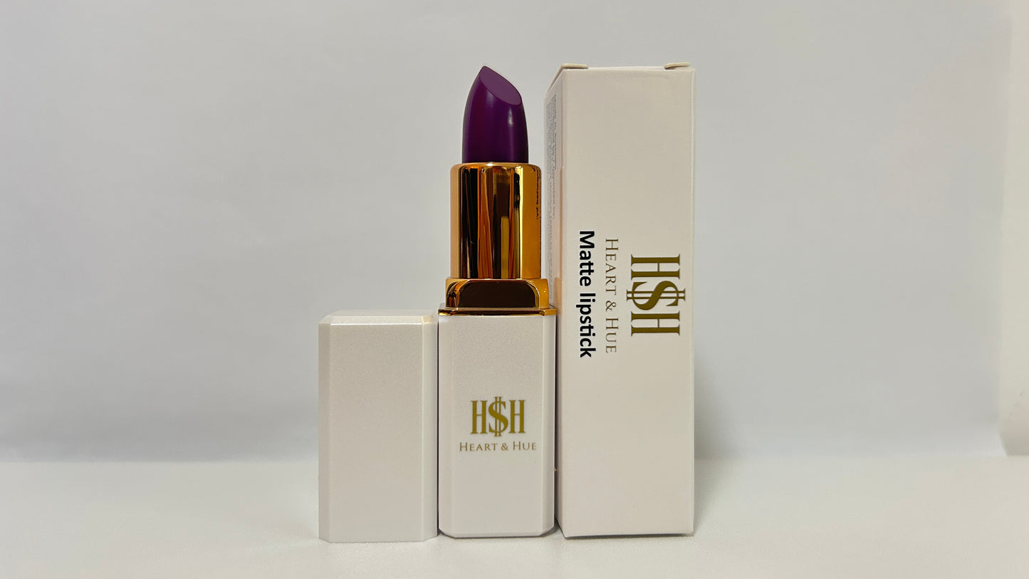Heart & Hue Natural Matte Lipstick – 24 Stunning Shades Available