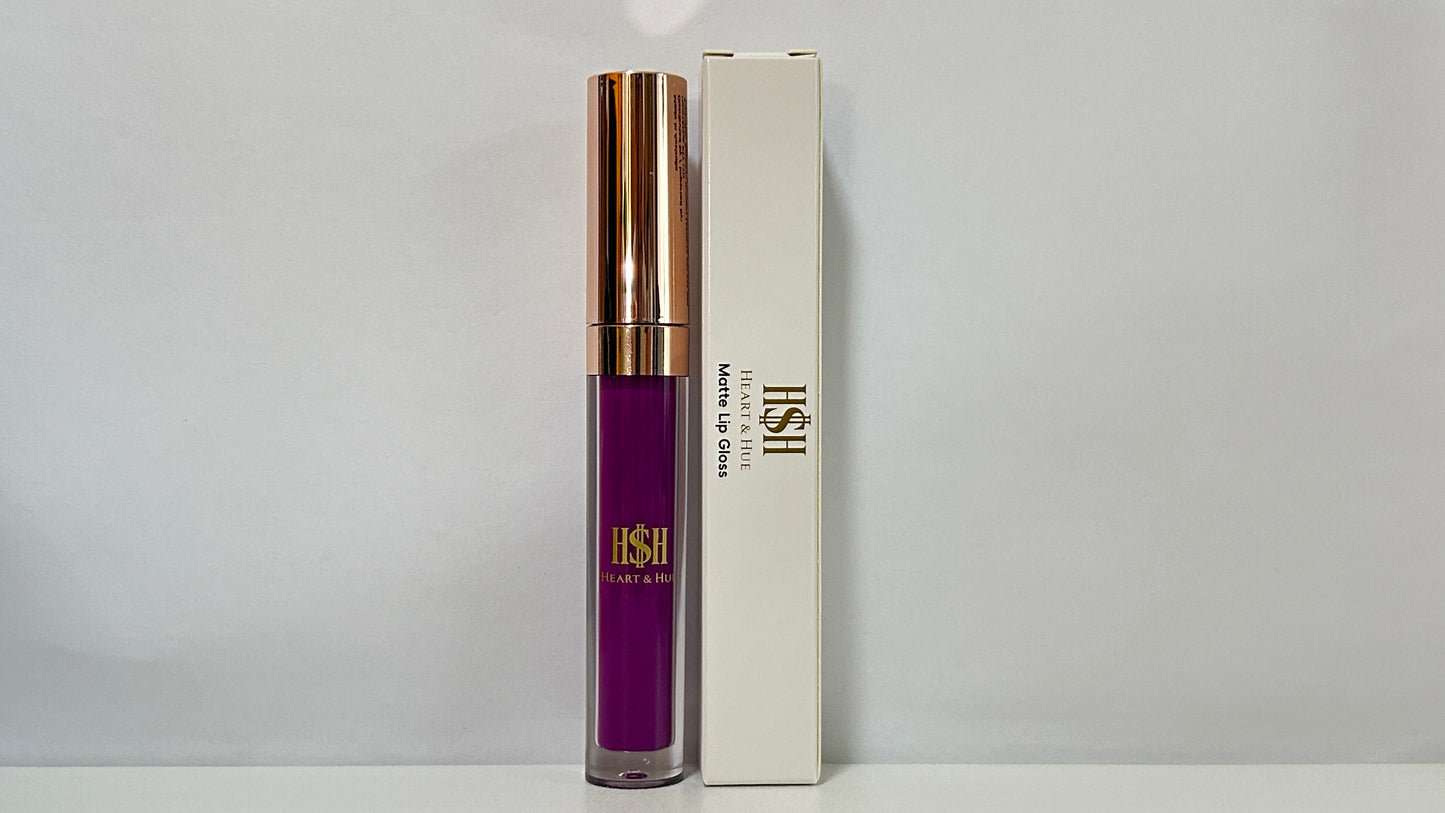 Heart & Hue matte lip gloss