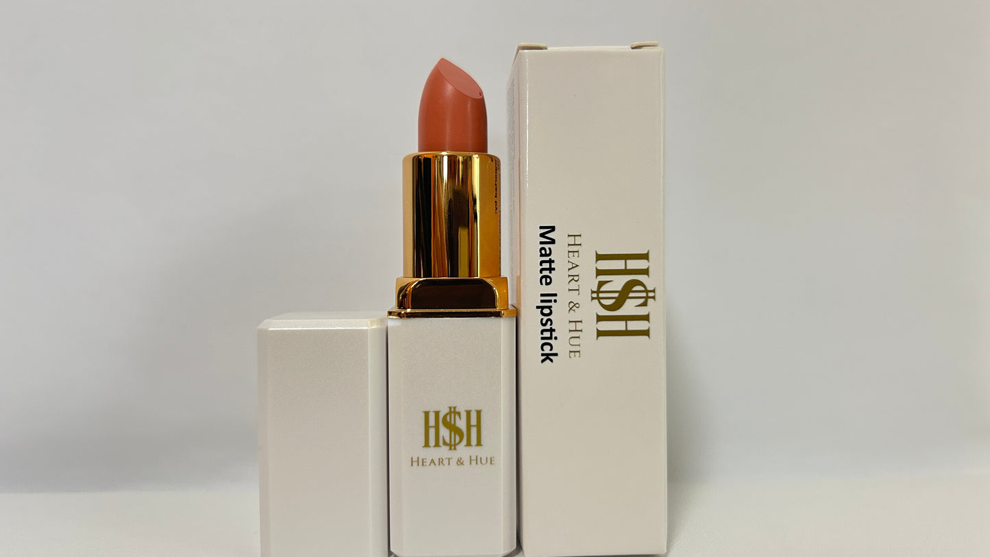 Heart & Hue Natural Matte Lipstick – 24 Stunning Shades Available