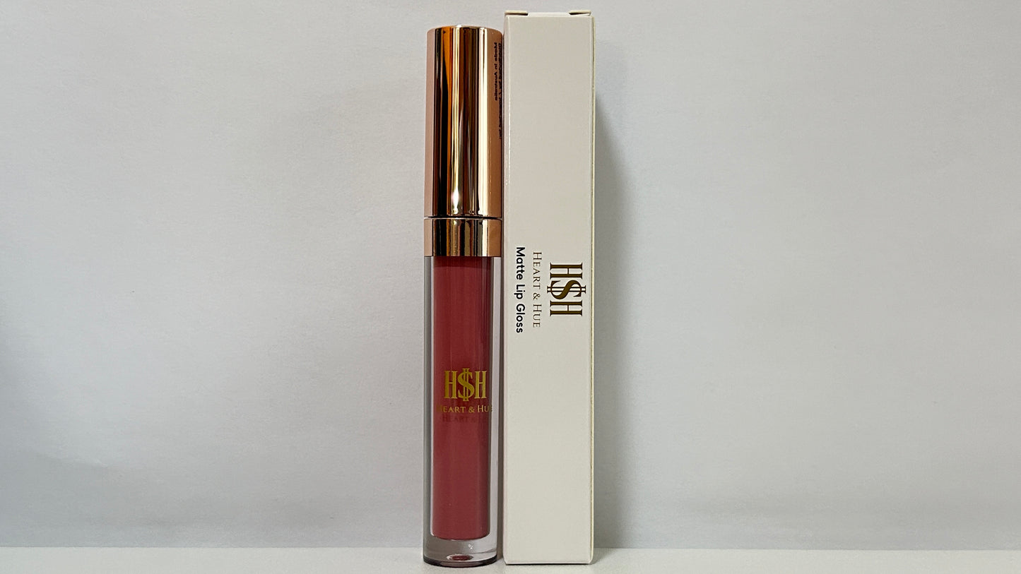 Heart & Hue matte lip gloss