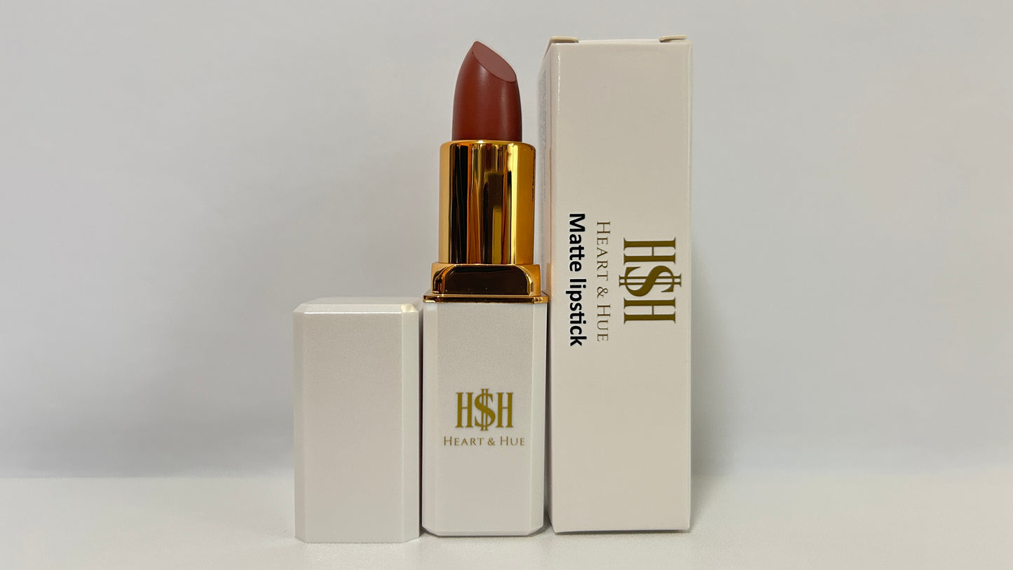 Heart & Hue Natural Matte Lipstick – 24 Stunning Shades Available