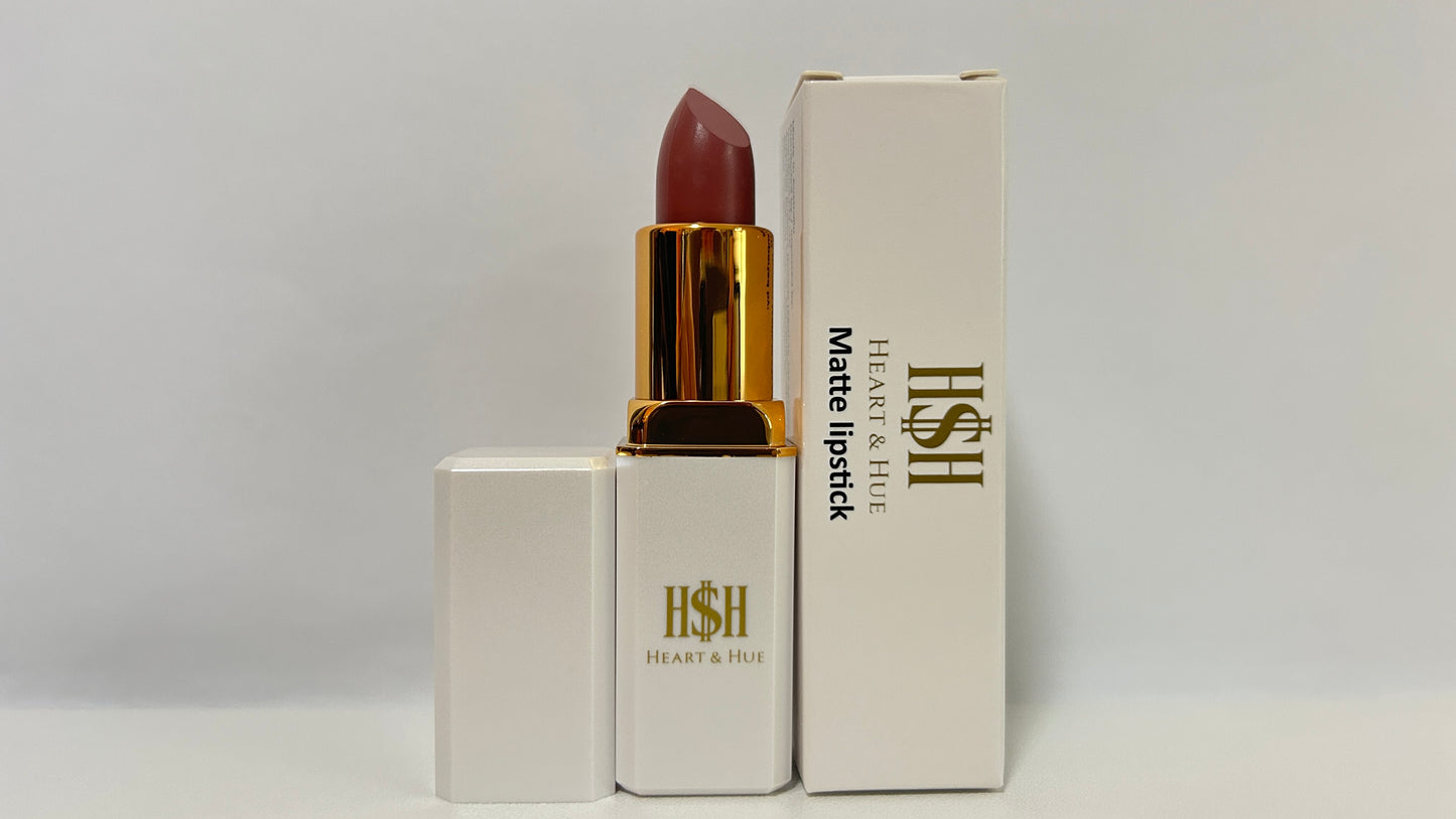 Heart & Hue Natural Matte Lipstick – 24 Stunning Shades Available