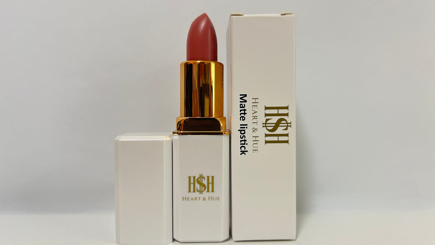 Heart & Hue Natural Matte Lipstick – 24 Stunning Shades Available