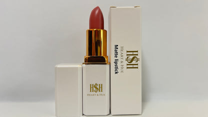 Heart & Hue Natural Matte Lipstick – 24 Stunning Shades Available