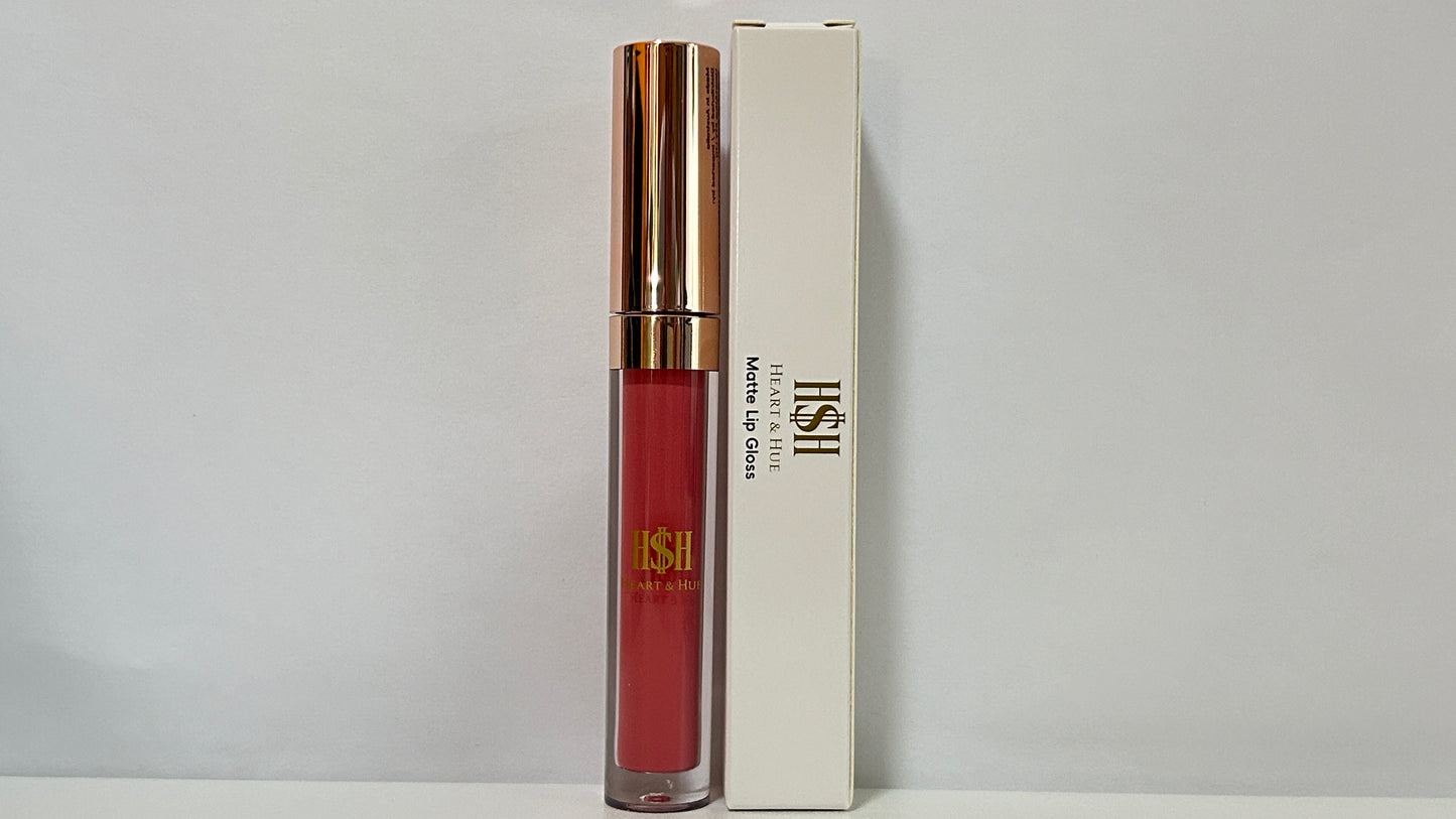 Heart & Hue matte lip gloss