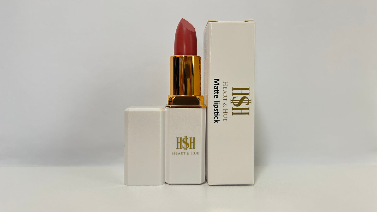 Heart & Hue Natural Matte Lipstick – 24 Stunning Shades Available