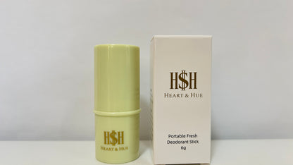 Heart & Hue Natural Portable Fresh Deodorant Stick (Unisex)