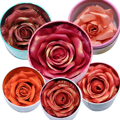 Heart & Hue Shinning Highlighter Blusher Long Lasting Cheek Contour Rouge Flower Petals 3D Rose Blush